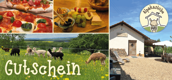Gutschein Alpakastube Schönborn